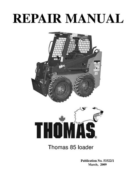 thomas 85 skid steer 951550sp|thomas 85 manual.